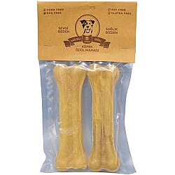 Rakun Press Naturel Kemik Köpek Ödülü 12,5 Cm - (2li Paket) - Rakun