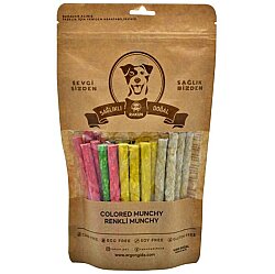 Rakun Renkli Munchy Sticks Köpek Ödülü 12 Cm - 40 lı Paket - Rakun