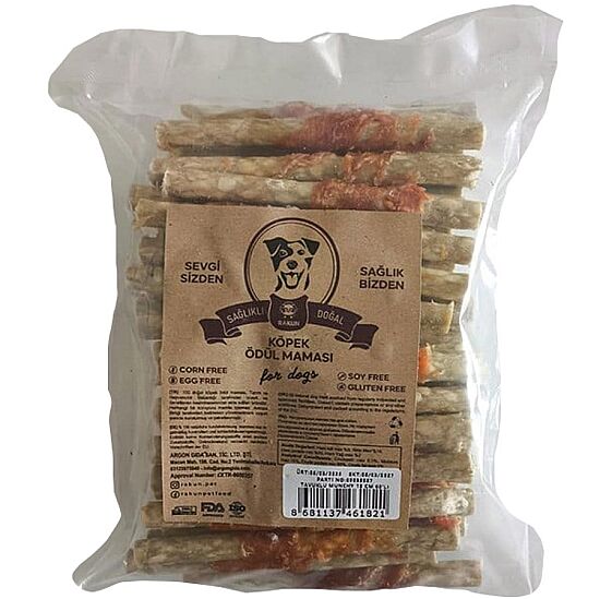 Rakun Tavuklu Munchy Sticks Köpek Ödülü 12 Cm - 60 lı Paket - 1