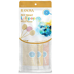 Ranova Karışık Lezzetli Dondurularak Kurutulmuş Köpek Ödülü Lolipop 8 Gr - 3'lü Paket - Ranova