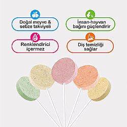 Ranova Karışık Lezzetli Dondurularak Kurutulmuş Kedi Ödülü Lolipop 1.4 Gr – 5 Li Paket - 3