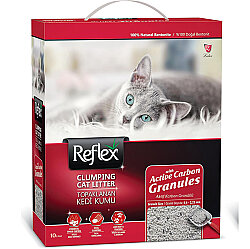 Reflex Activated Carbon Koku Kontrolü Granüllü Kedi Kumu 10 Lt - Reflex