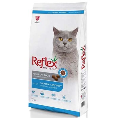 Reflex Salmon Anchovy Somonlu ve Hamsili Kedi Maması 15 Kg