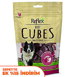 Reflex Beef Cube Biftekli Küp Köpek Ödülü 80 Gr - Reflex