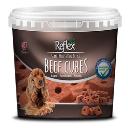Reflex Beef Cubes Biftekli Küpler Orta ve Büyük Irk Köpek Ödülü 500 Gr - Reflex