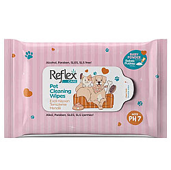 Reflex Care Evcil Hayvanlar İçin Çok Amaçlı Hijyenik Temizleme Mendili (10 lu Paket) - Reflex