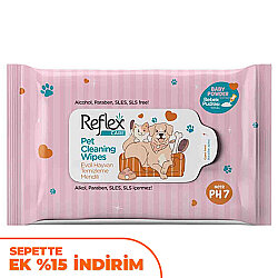 Reflex Care Evcil Hayvanlar İçin Çok Amaçlı Hijyenik Temizleme Mendili (10 lu Paket) - Reflex
