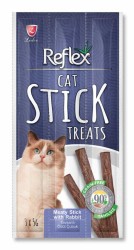Reflex - Reflex Cat Stick Tavşan Etli Tahılsız Kedi Ödül Çubukları 5 Gr x 3 Stick