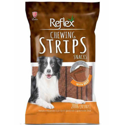 Reflex - Reflex Chewing Strips Snacks Şerit Şekilli Köpek Ödülü 200 Gr (20 Sticks)