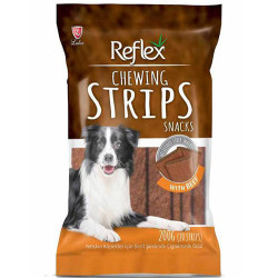 Reflex Chewing Strips Snacks Şerit Şekilli Köpek Ödülü 200 Gr (20 Sticks) - Thumbnail