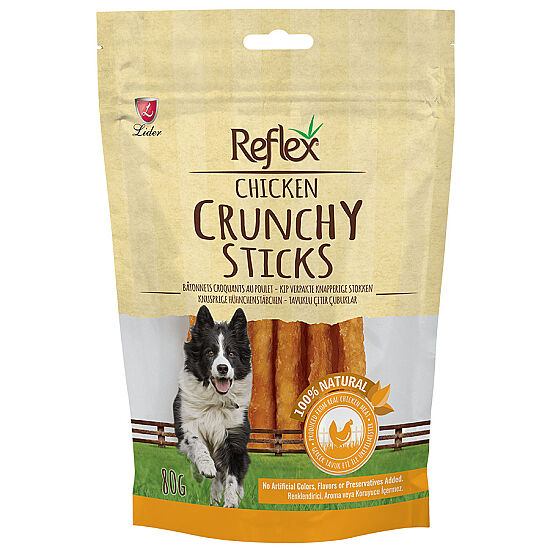 Reflex Jerkies Chicken Crunchy Sticks Tavuk Çıtır Çubukları Köpek Ödülü 80 Gr - 2