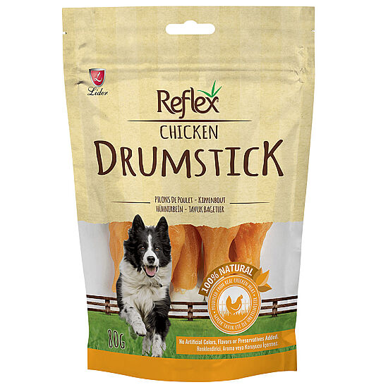 Reflex Chicken Drumstick Tavuk Bagetler Köpek Ödülü 80 Gr - 1