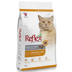 Reflex - Reflex Chicken Tavuk Etli Kedi Maması 15 Kg + 4 Adet Temizlik Mendili