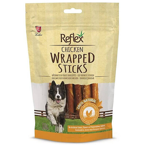 Reflex Chicken Wrapped Sticks Tavuk Çubukları Köpek Ödülü 80 Gr - 2
