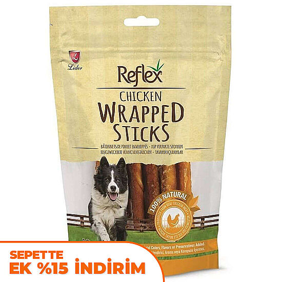 Reflex Chicken Wrapped Sticks Tavuk Çubukları Köpek Ödülü 80 Gr - 1