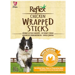 Reflex - Reflex Chicken Wrapped Sticks Tavuk Çubukları Köpek Ödülü 80 Gr