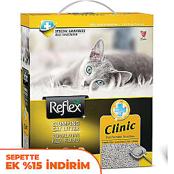 Reflex Clinic Koku Kontrolü Doğal Granüllü Kedi Kumu 10 Lt - Reflex