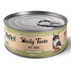 Reflex - Reflex Daily Taste Ördekli (Kıyılmış Etli) Kedi Konservesi 85 Gr