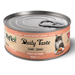 Reflex - Reflex Daily Taste Somonlu (Kıyılmış Etli) Kedi Konservesi 85 Gr
