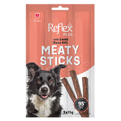 Reflex - Reflex Dog Stick Kuzu Etli Köpek Tahılsız Ödül Çubukları 11 Gr x 3 Stick