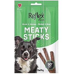 Reflex Dog Stick Ördek ve Kaz Eti Köpek Tahılsız Ödül Çubukları 11 Gr x 3 Stick - Reflex