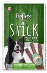 Reflex - Reflex Dog Stick Tavuk Etli Köpek Tahılsız Ödül Çubukları 11 Gr x 3 Stick