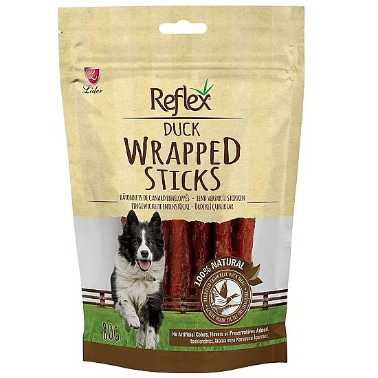 Reflex Duck Wrapped Sticks Ördek Çubukları Köpek Ödülü 80 Gr - 1