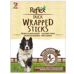 Reflex - Reflex Duck Wrapped Sticks Ördek Çubukları Köpek Ödülü 80 Gr