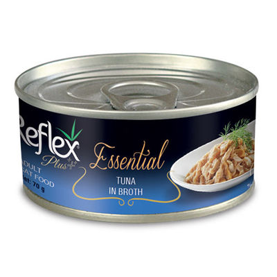 Reflex Essential Atlantik Ton Balıklı Et Suyu İçinde Kedi Konservesi 70 Gr