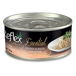 Reflex Essential Kitten Tavuk Etli ve Et Suyu Yavru Kedi Konservesi 70 Gr - Reflex