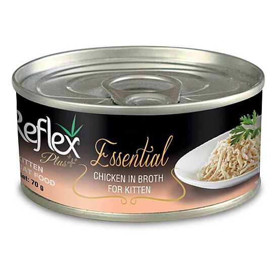 Reflex Essential Kitten Tavuk Etli ve Et Suyu Yavru Kedi Konservesi 70 Gr - 1