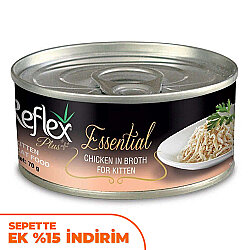 Reflex Essential Kitten Tavuk Etli ve Et Suyu Yavru Kedi Konservesi 70 Gr - Reflex