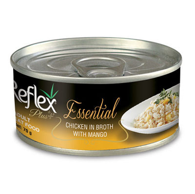 Reflex Essential Tavuk Etli ve Mangolu Kedi Konservesi 70 Gr