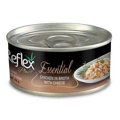 Reflex Essential Tavuk Etli ve Peynirli Kedi Konservesi 70 Gr