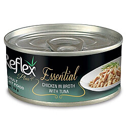 Reflex Essential Tavuk Etli ve Ton Balıklı Kedi Konservesi 70 Gr - Reflex