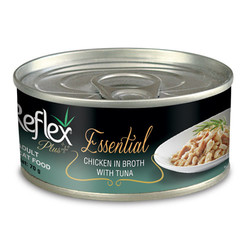 Reflex - Reflex Essential Tavuk Etli ve Ton Balıklı Kedi Konservesi 70 Gr