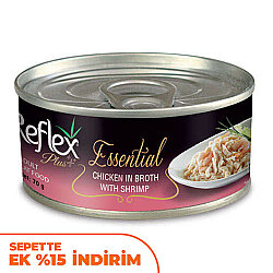 Reflex Essential Tavuk Parçalı ve Karidesli Kedi Konservesi 70 Gr - Reflex