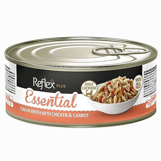Reflex Essential Ton Balığı Tavuk ve Havuçlu Kedi Konservesi 70 Gr - 1