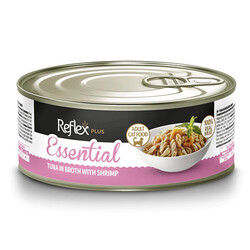 Reflex - Reflex Essential Ton Balıklı ve Karidesli Et Suyunda Kedi Konservesi 70 Gr