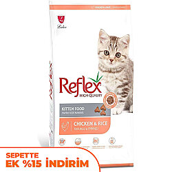 Reflex Kitten Tavuklu Yavru Kedi Maması 10 Kg - Reflex