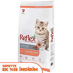 Reflex Kitten Tavuklu Yavru Kedi Maması 15 Kg - Reflex