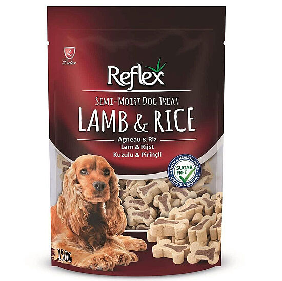 Reflex Kuzu Etli ve Pirinçli Küçük Irk Köpek Ödülü 150 Gr - 1