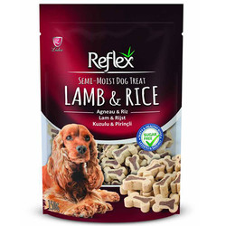Reflex - Reflex Kuzu Etli ve Pirinçli Küçük Irk Köpek Ödülü 150 Gr