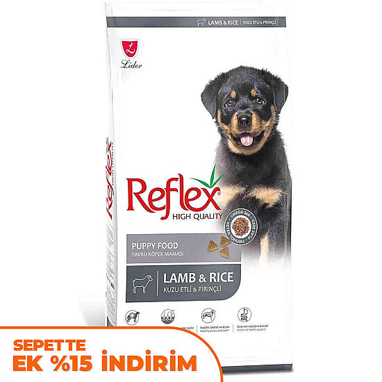Reflex Kuzu Etli Yavru Köpek Maması 10 Kg - 1