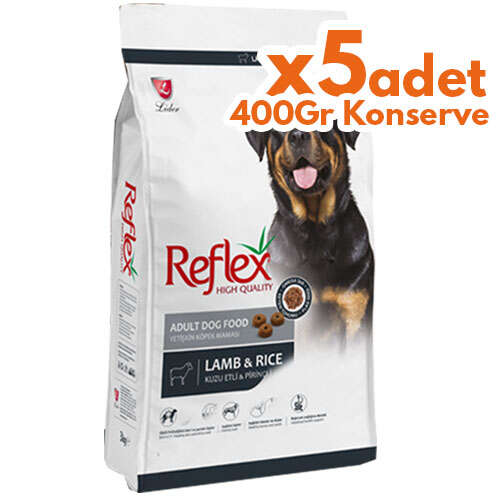 Reflex Kuzu Etli Yetiskin Kopek Mamasi 15 Kg Kopek Kuru Mamalari Reflex