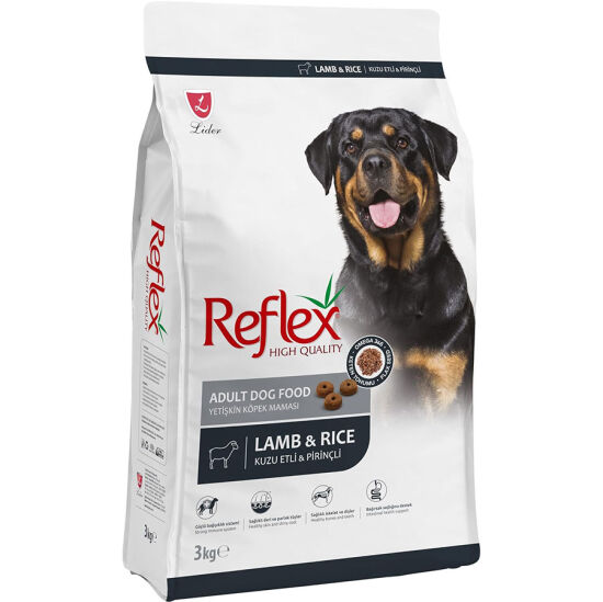 Reflex Kuzu Etli Yetişkin Köpek Maması 3 Kg - 1