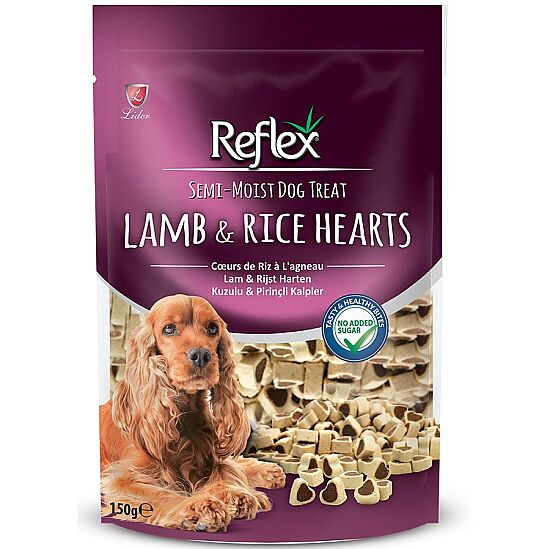 Reflex Kuzulu ve Pirinçli Kalpler Küçük Irk Köpek Ödülü 150 Gr - 1