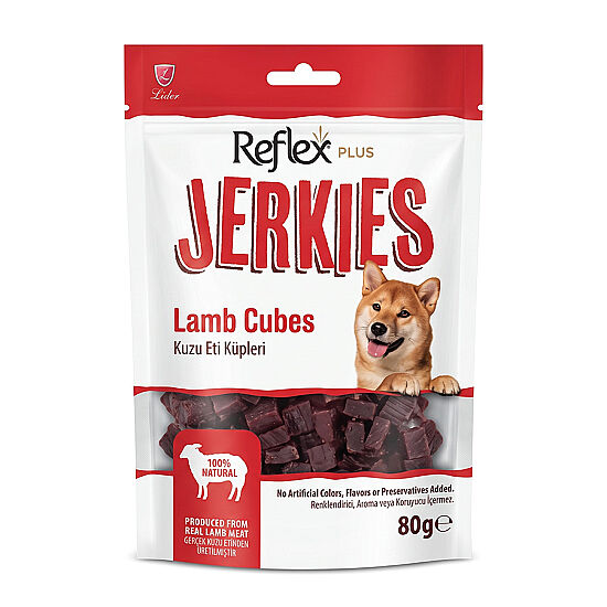 Reflex Jerkies Lamb Cube Kuzu Etli Küp Köpek Ödülü 80 Gr - 1