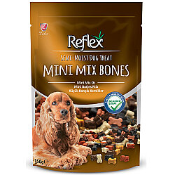 Reflex Mini Mix Bones Karışık Kemikler Küçük Irk Köpek Ödülü 150 Gr - Reflex