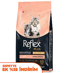 Reflex Plus Mother Baby Kuzu Etli Yavru ve Anne Kedi Maması 1,5 Kg - Reflex
